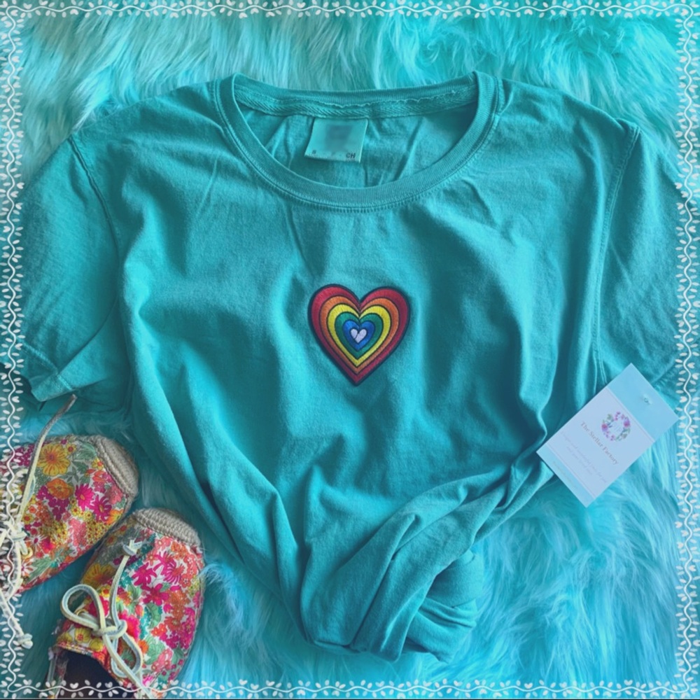 Aphrodite Shirt (Rainbow Heart)